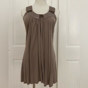 Taupe Sleeveless Maxi Top